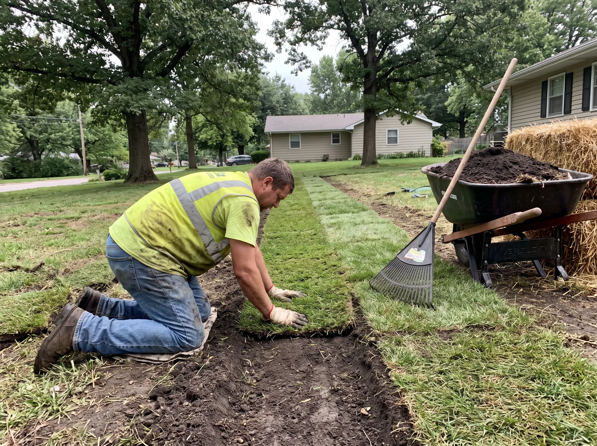 Restoration & Cleanup work in progress, T&C Underground crew